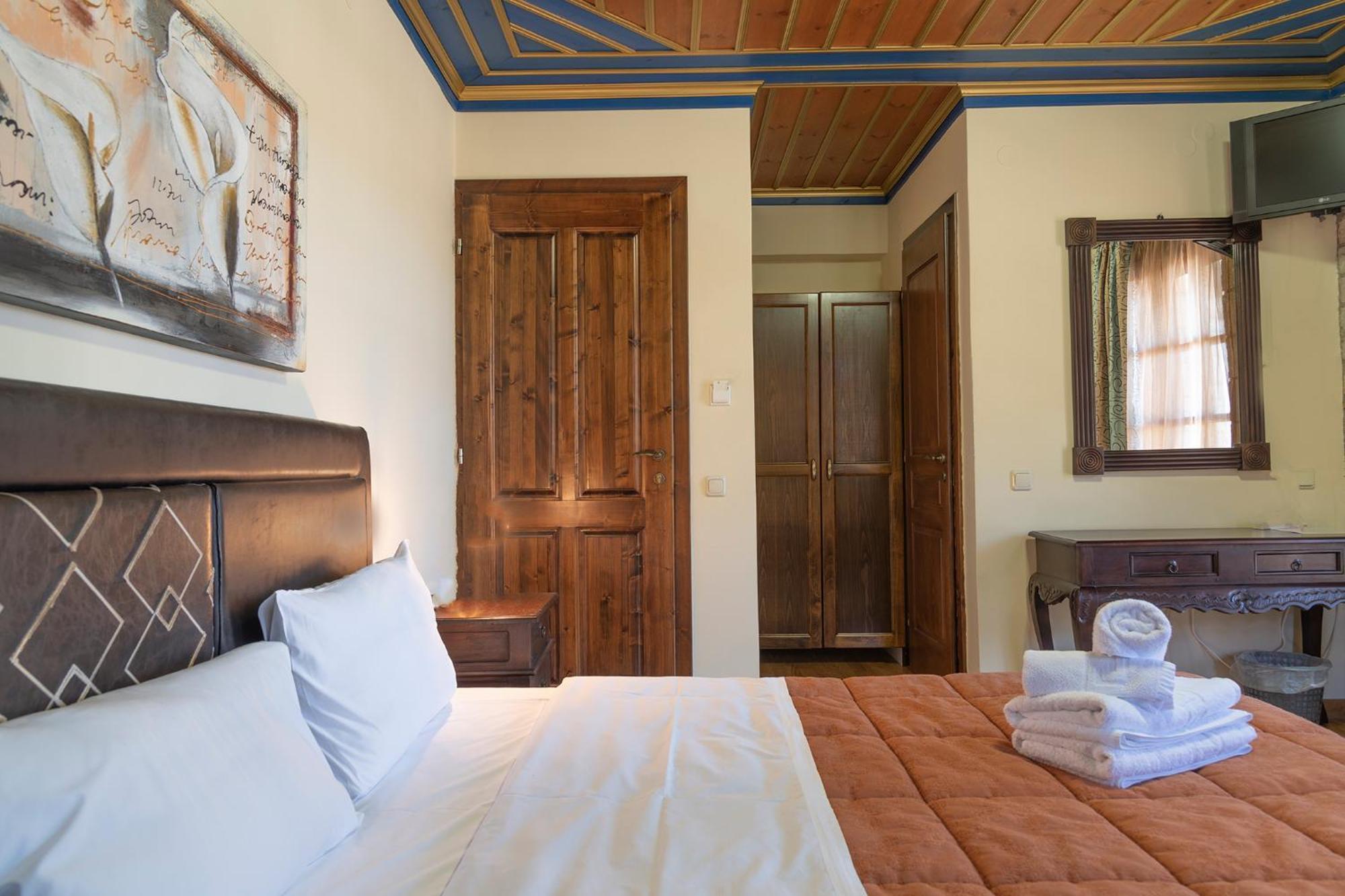 Aggelon Katafygio Hotel Asprangeloi ภายนอก รูปภาพ