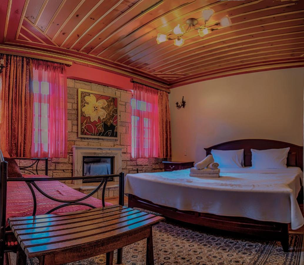 Aggelon Katafygio Hotel Asprangeloi ภายนอก รูปภาพ
