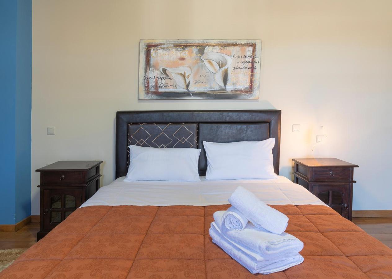 Aggelon Katafygio Hotel Asprangeloi ภายนอก รูปภาพ