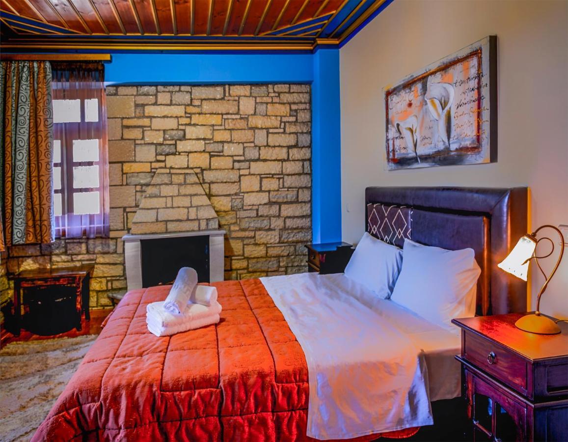 Aggelon Katafygio Hotel Asprangeloi ภายนอก รูปภาพ