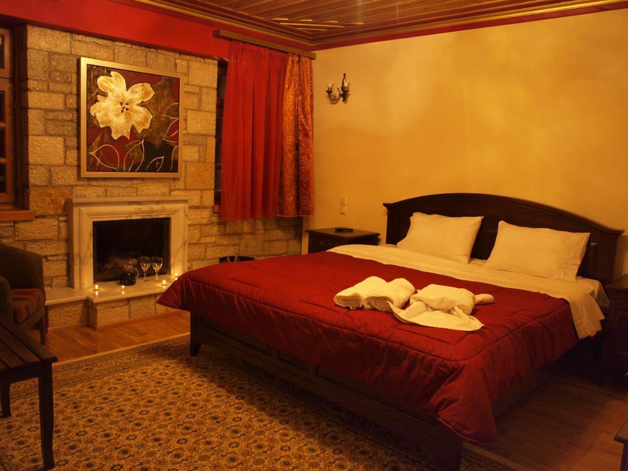 Aggelon Katafygio Hotel Asprangeloi ภายนอก รูปภาพ