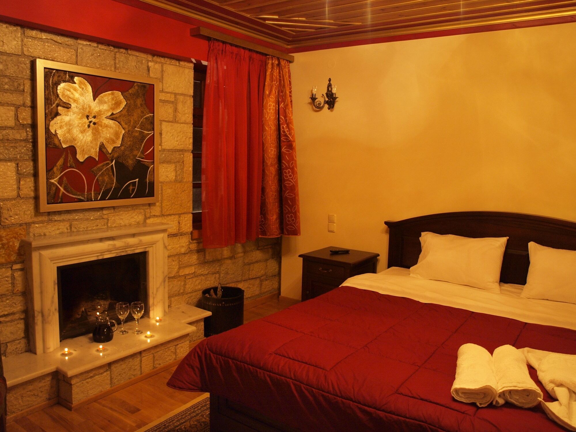 Aggelon Katafygio Hotel Asprangeloi ภายนอก รูปภาพ