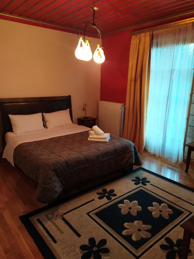 Aggelon Katafygio Hotel Asprangeloi ภายนอก รูปภาพ