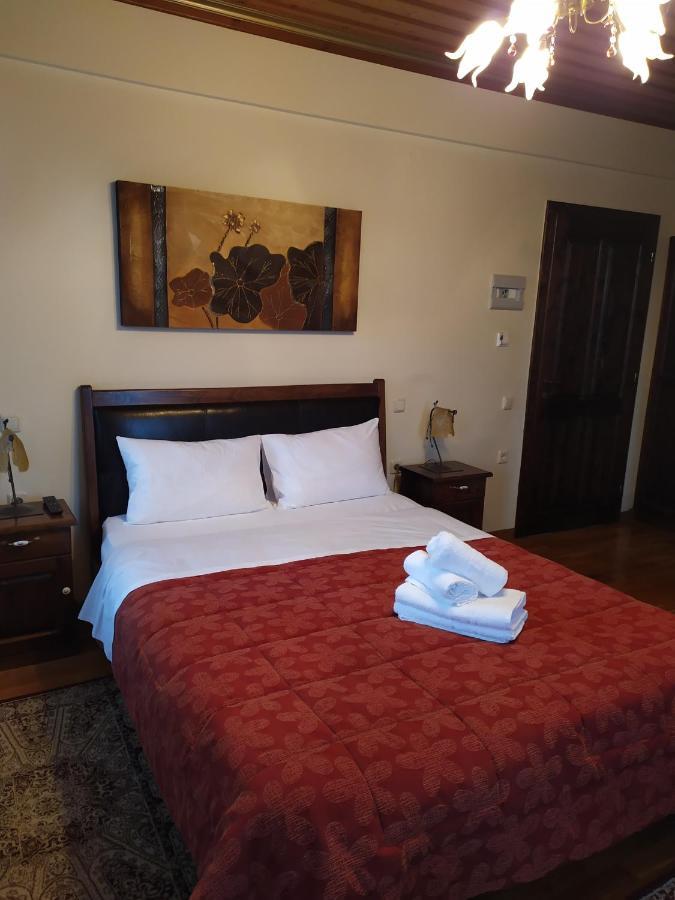 Aggelon Katafygio Hotel Asprangeloi ภายนอก รูปภาพ