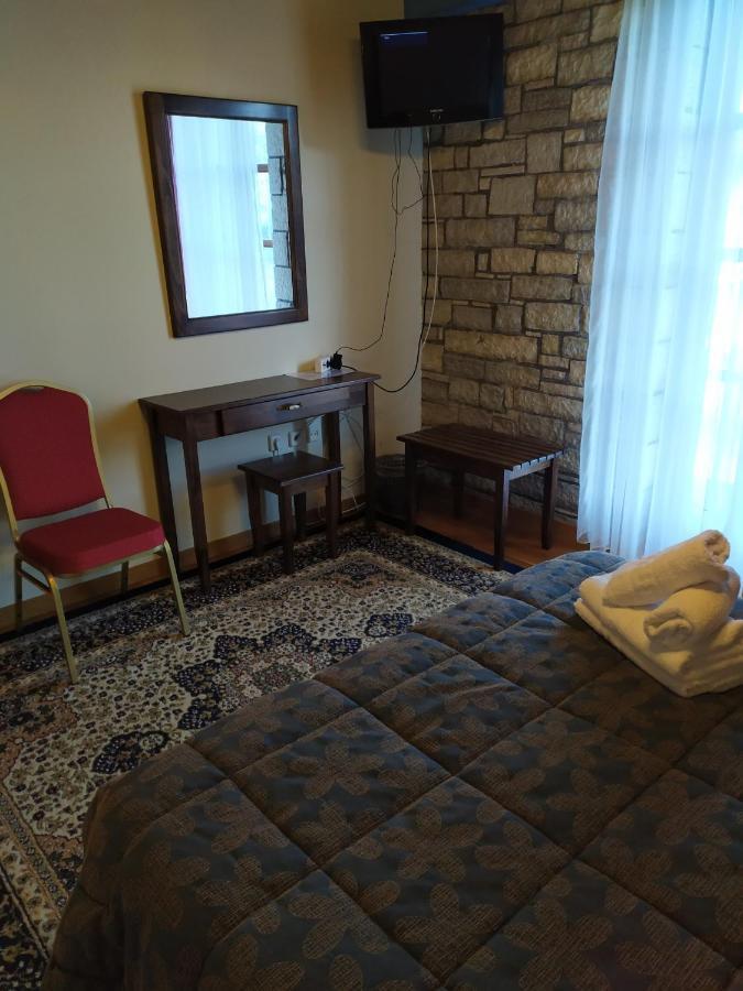 Aggelon Katafygio Hotel Asprangeloi ภายนอก รูปภาพ