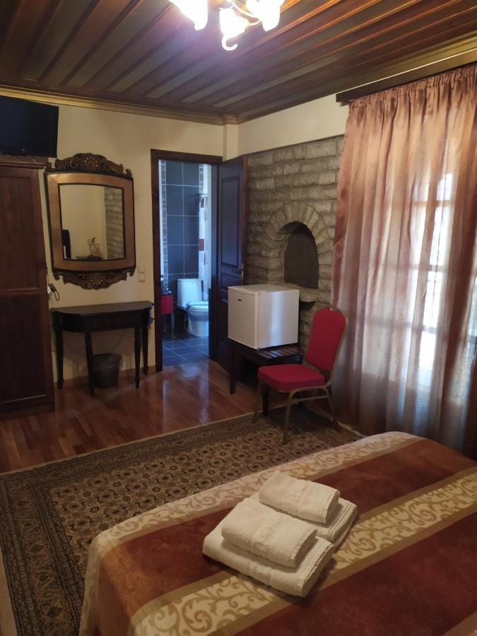 Aggelon Katafygio Hotel Asprangeloi ภายนอก รูปภาพ