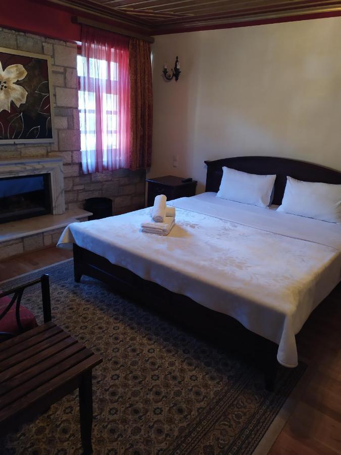 Aggelon Katafygio Hotel Asprangeloi ภายนอก รูปภาพ