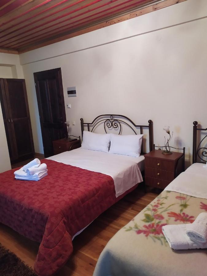 Aggelon Katafygio Hotel Asprangeloi ภายนอก รูปภาพ