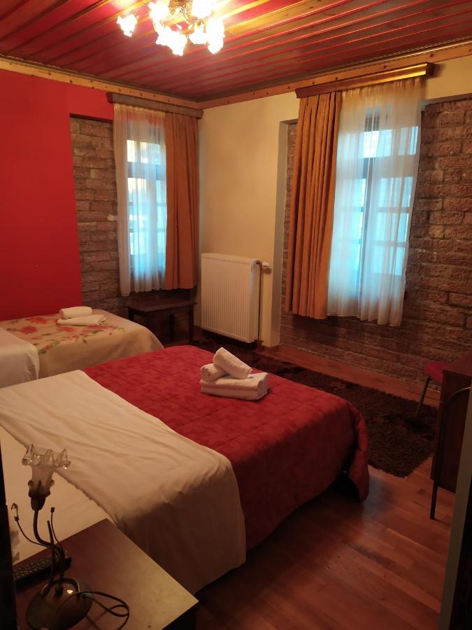 Aggelon Katafygio Hotel Asprangeloi ภายนอก รูปภาพ
