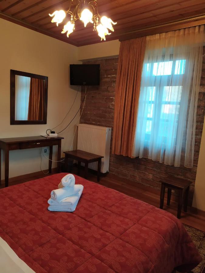 Aggelon Katafygio Hotel Asprangeloi ภายนอก รูปภาพ